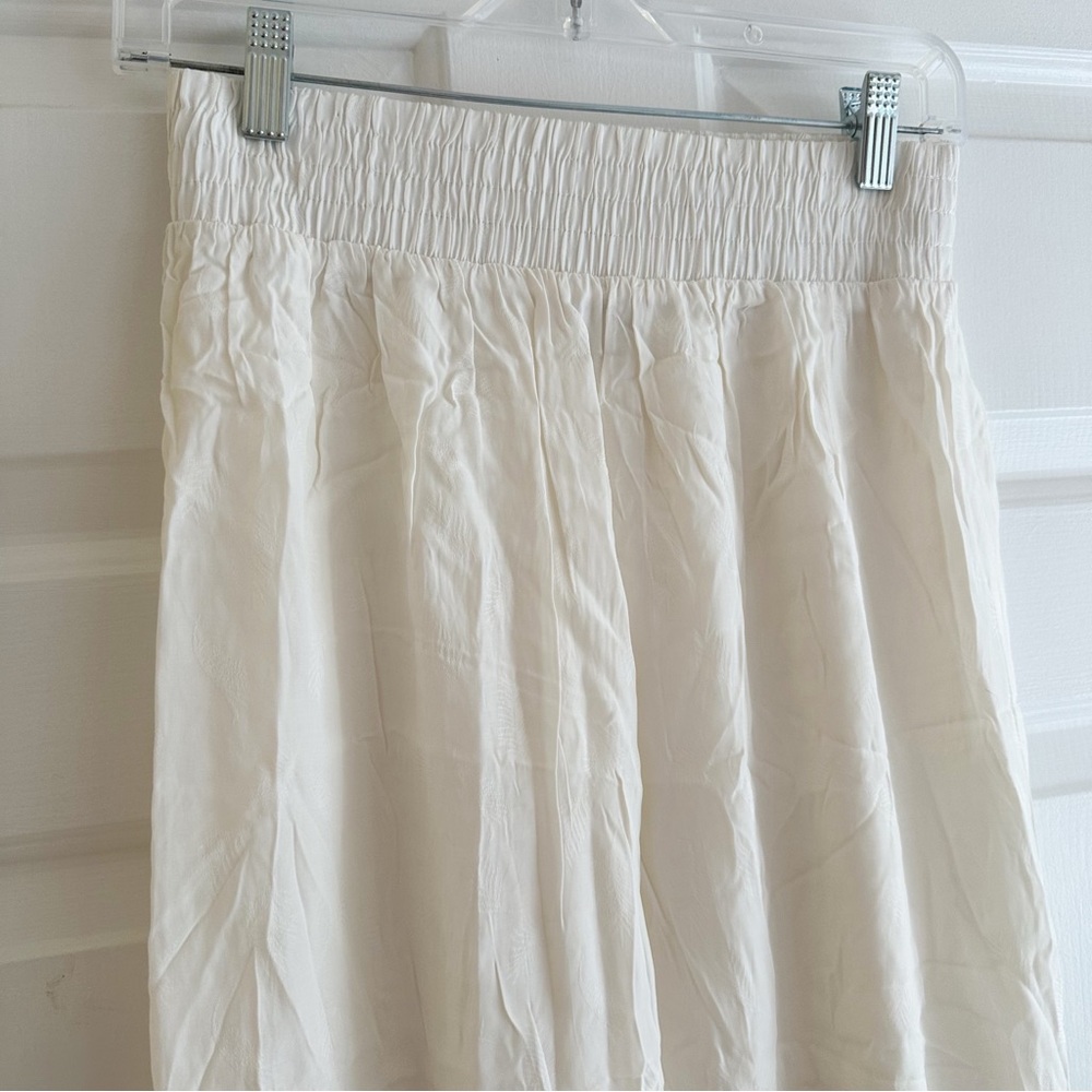 & Other Stories Cream Midi Skirt - Picture 3 of 7